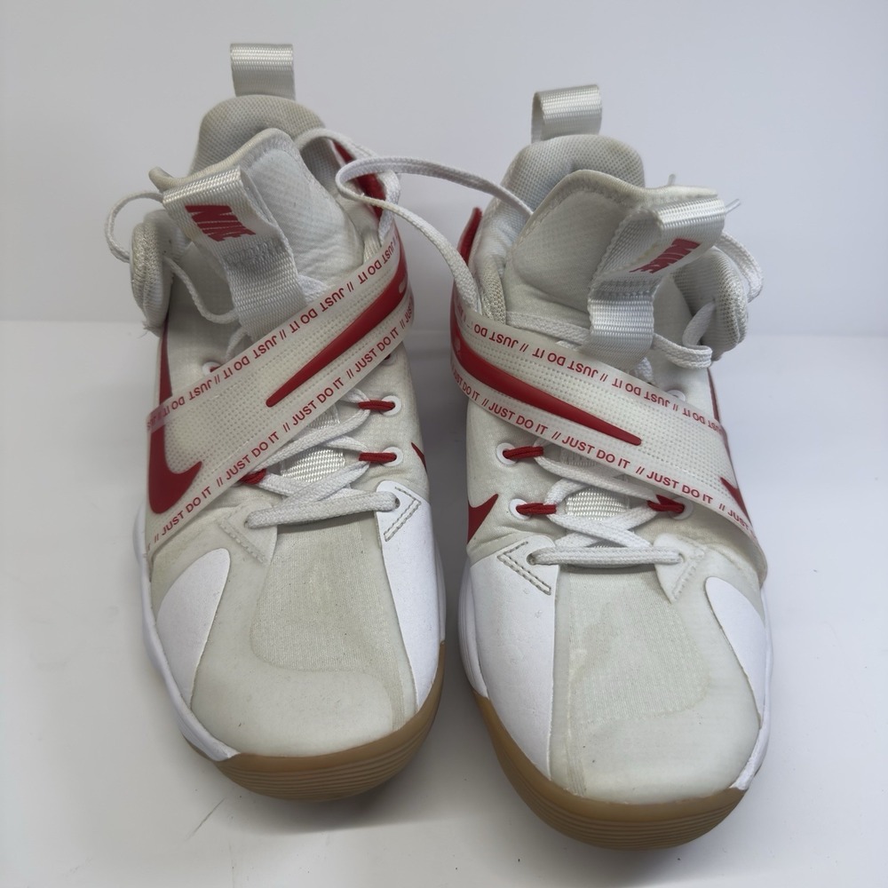 Nike React Hyperset Vollyball Shoes CI2956-160 Women's 7.5 White & Red 7103